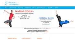 Desktop Screenshot of keravantanssiopisto.fi